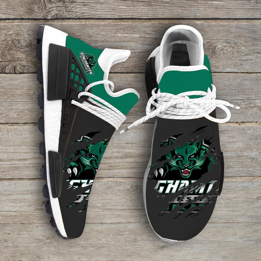 Binghamton Bearcats NCAA Sport Teams Human Race Shoes Running Sneakers NMD Sneakers