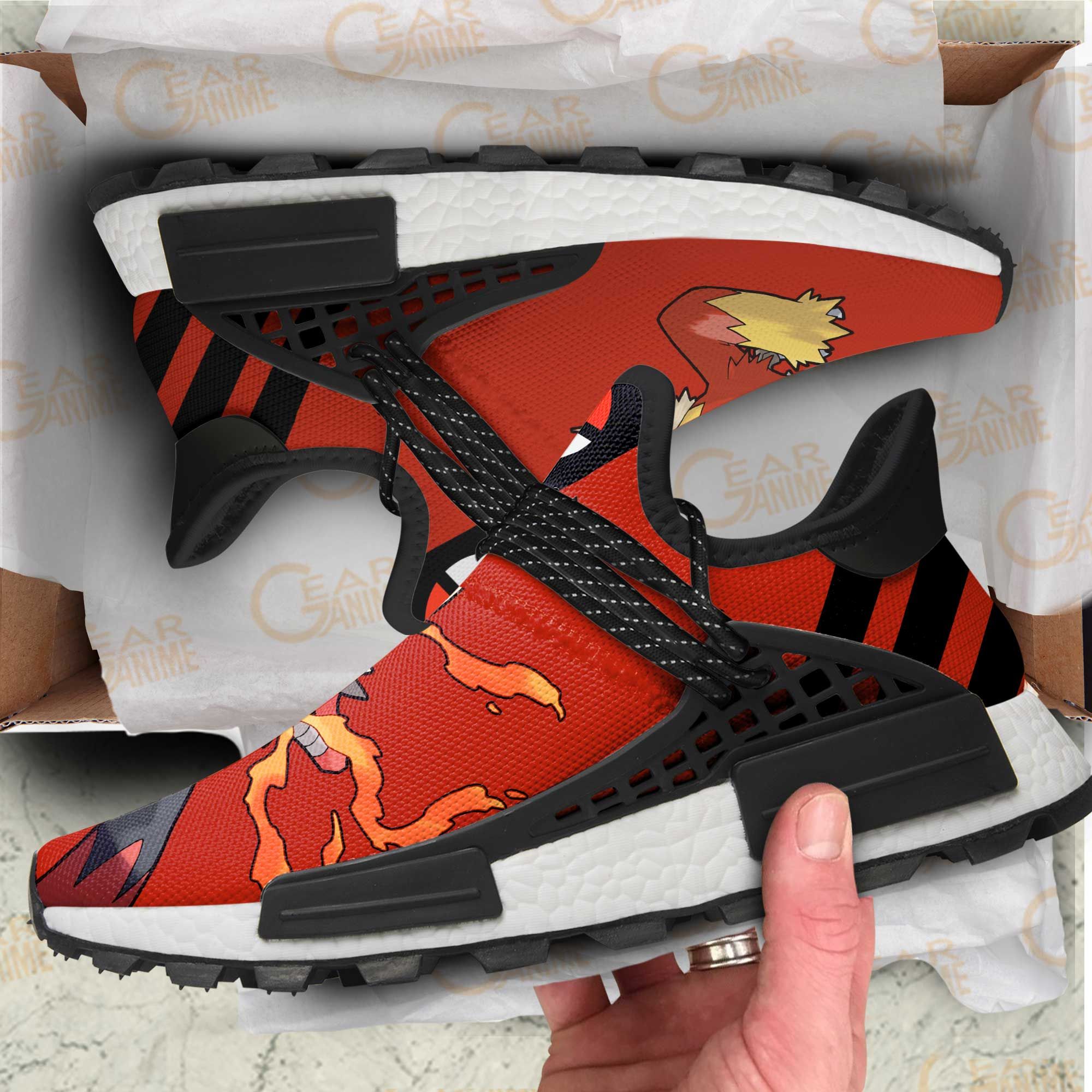 Blaziken Shoes Pokemon Custom Anime Shoes TT11 - NMD Sneakers For Fan