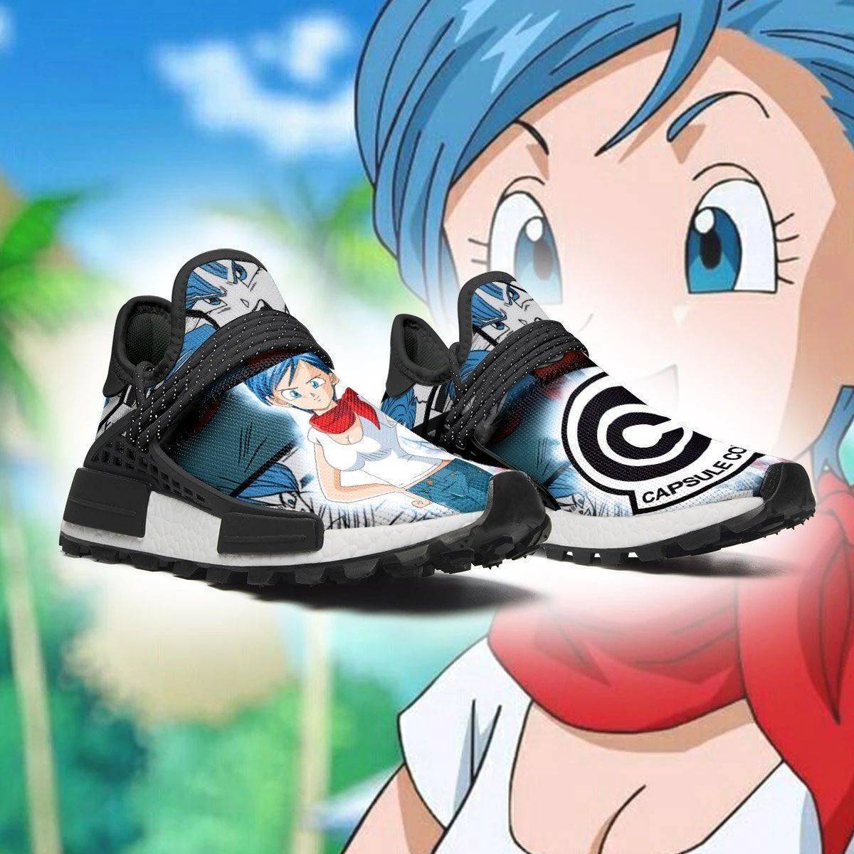Bulma Shoes Capsule Symbol Dragon Ball Z Anime Sneakers - NMD Sneakers For Fan