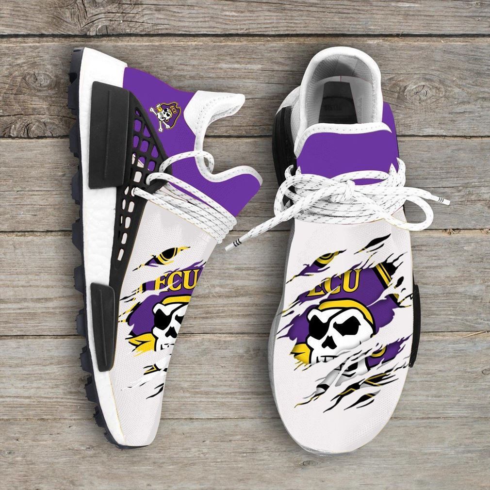 East Carolina University Pirates NCAA Sport Teams Human Race Shoes Running Sneakers NMD Sneakers