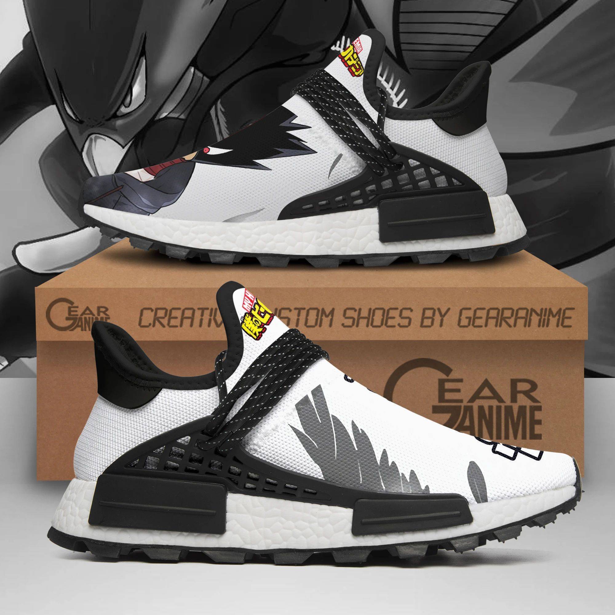 Fumikage Tokoyami Shoes My Hero Academia Custom Shoes PT11 - NMD Sneakers For Fan