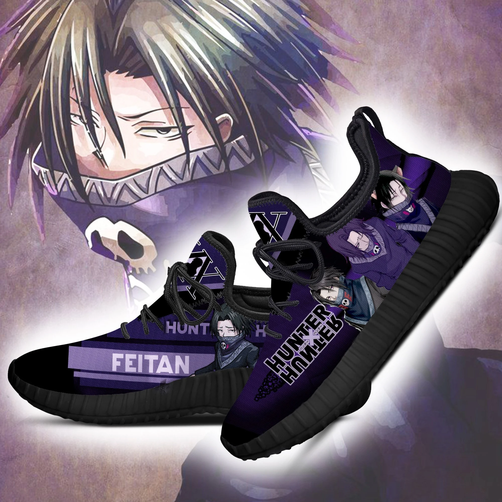 Hunter X Hunter Feitan Reze Shoes Custom HxH Anime Sneakers