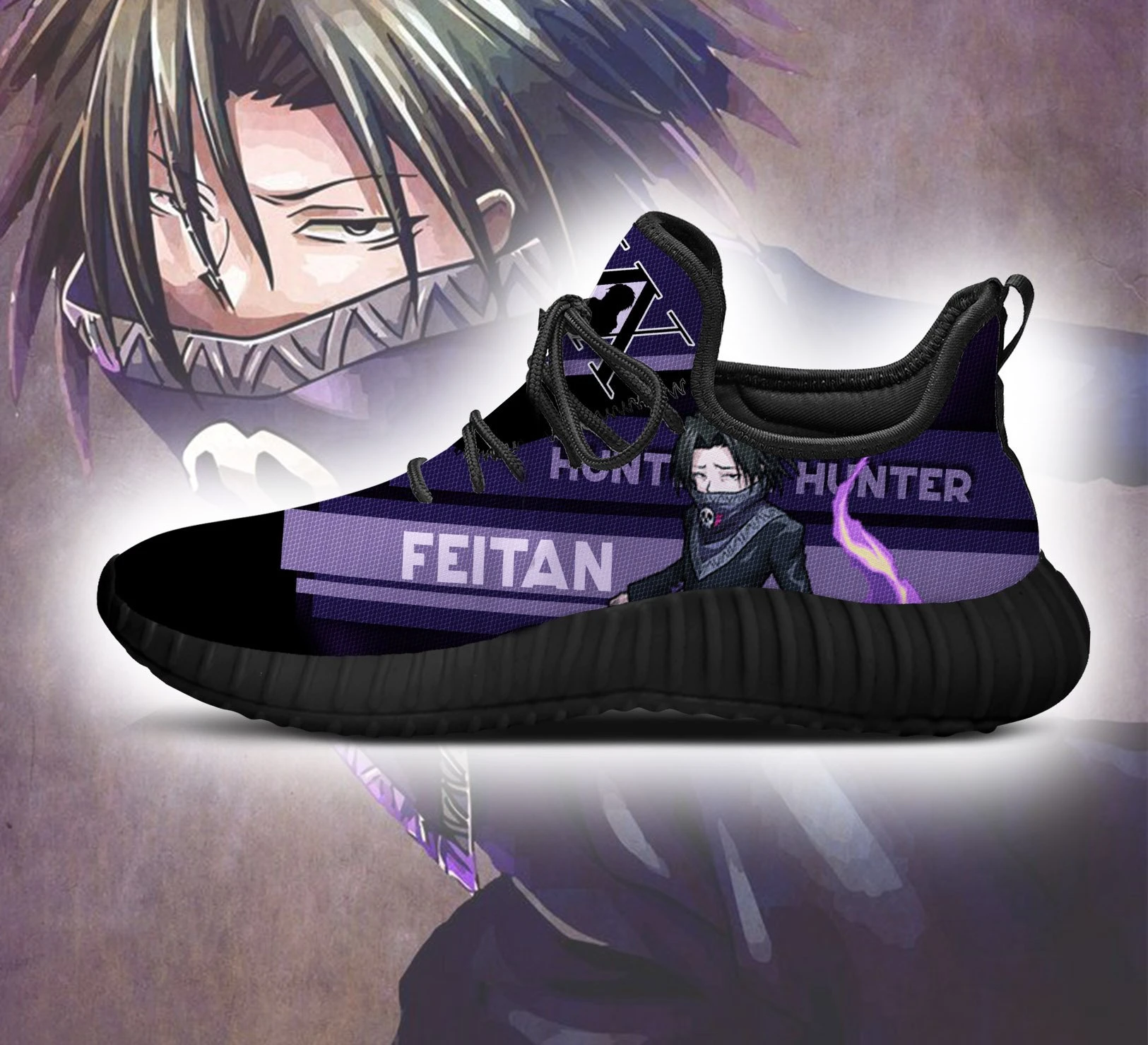 Hunter X Hunter Feitan Reze Shoes Custom HxH Anime Sneakers
