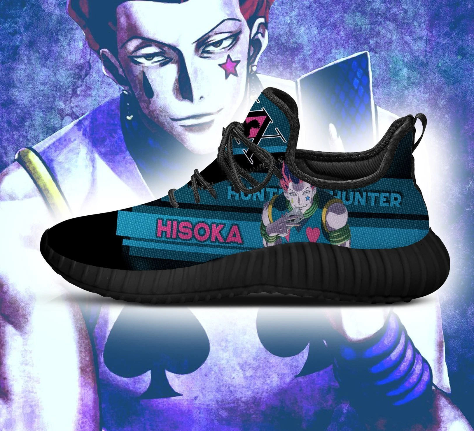 Hunter X Hunter Hisoka Reze Shoes Custom HxH Anime Sneakers