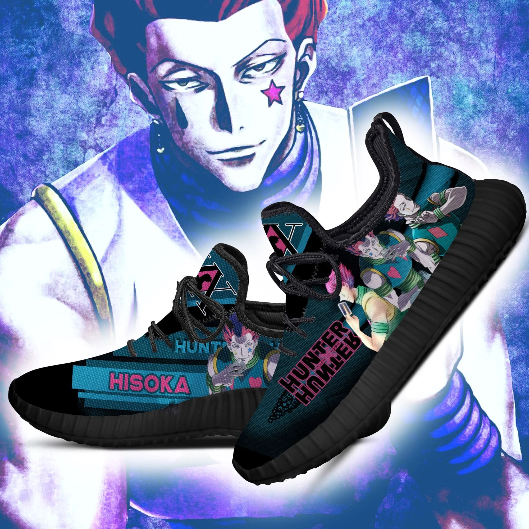 Hunter X Hunter Hisoka Reze Shoes Custom HxH Anime Sneakers