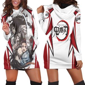 Kimetsu No Yaiba Anime Hashira And Demon Slayers Corps Hoodie Dress HD0452