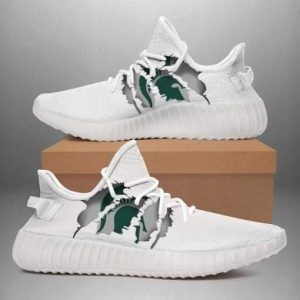 Michigan State Spartans Football NCAA Sport Teams Top Branding Trends Custom Shoes Yeezy v2 Sneakers