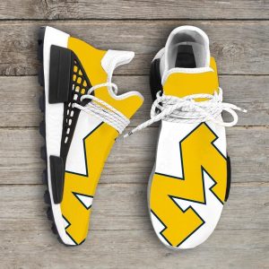 Michigan Wolverines NCAA Sport Teams Human Race Shoes Running Sneakers NMD Sneakers