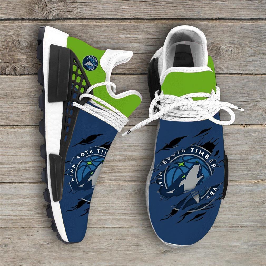 Minnesota Timberwolves NBA Sport Teams NMD Human Race Shoes Running Sneakers NMD Sneakers