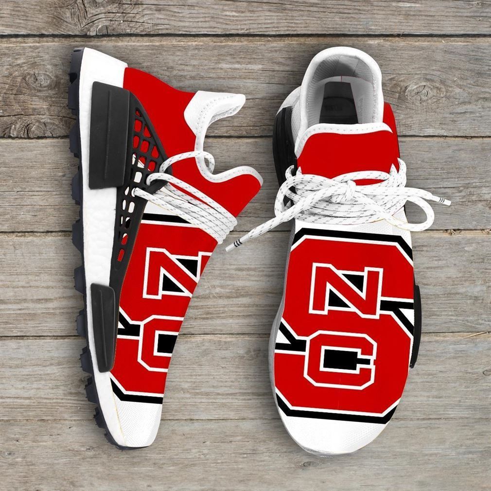 North Carolina State Wolfpack NCAA Sport Teams Human Race Shoes Running Sneakers NMD Sneakers