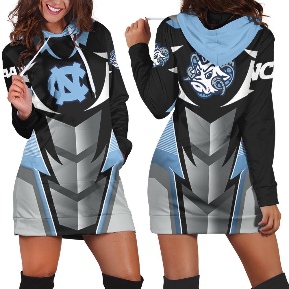 North Carolina Tar Heels Football Team 3D All Over T Shirt Hoodie Sweater Hoodie Dress