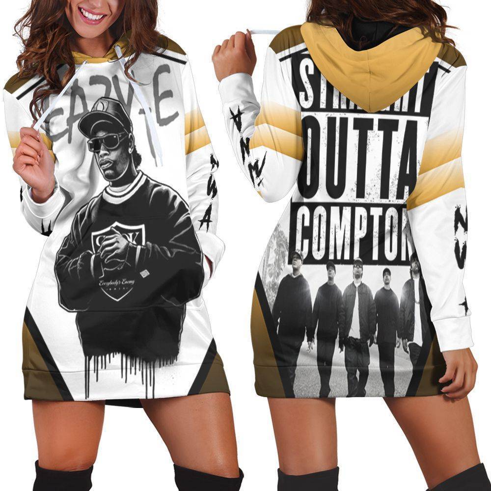 N.W.A Eazy E Straight Outta Compton Hoodie Dress