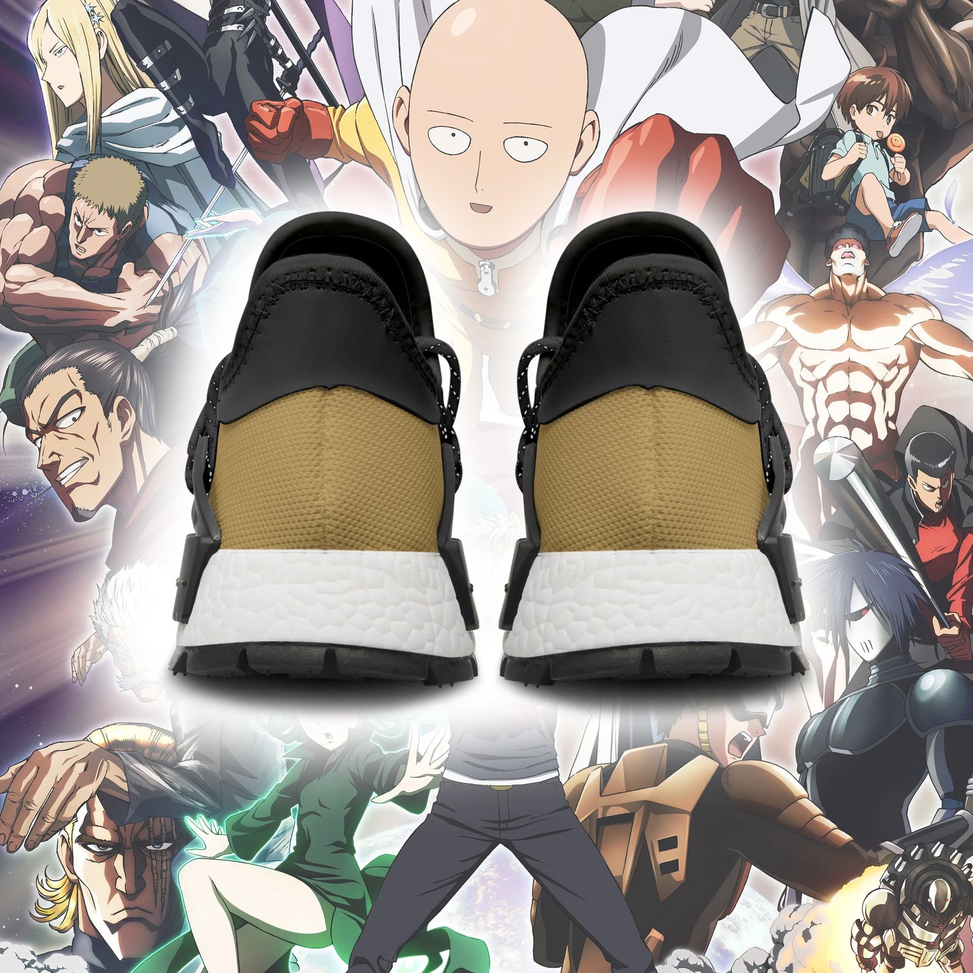 One Punch Man Shoes Characters Custom Anime Sneakers - NMD Sneakers For Fan