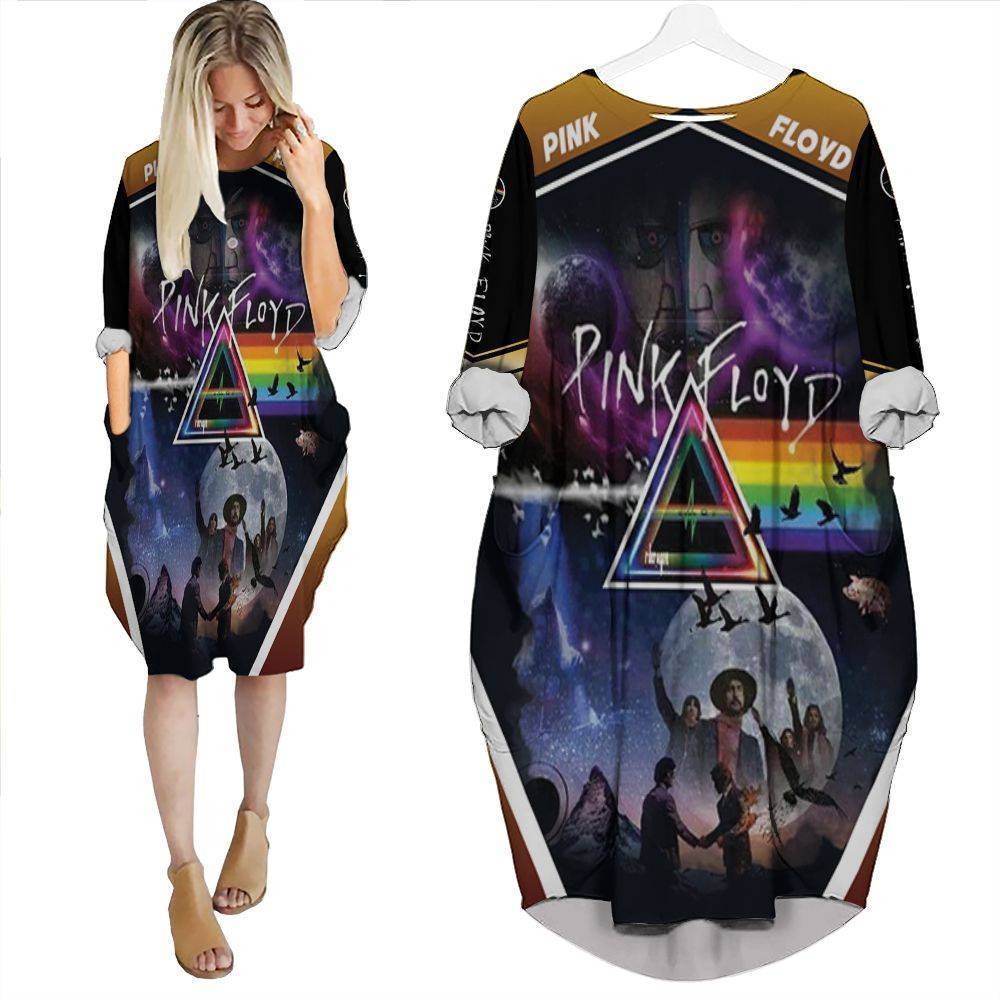 Pink Floyd Album Covers Batwing Pocket Dress PD2121