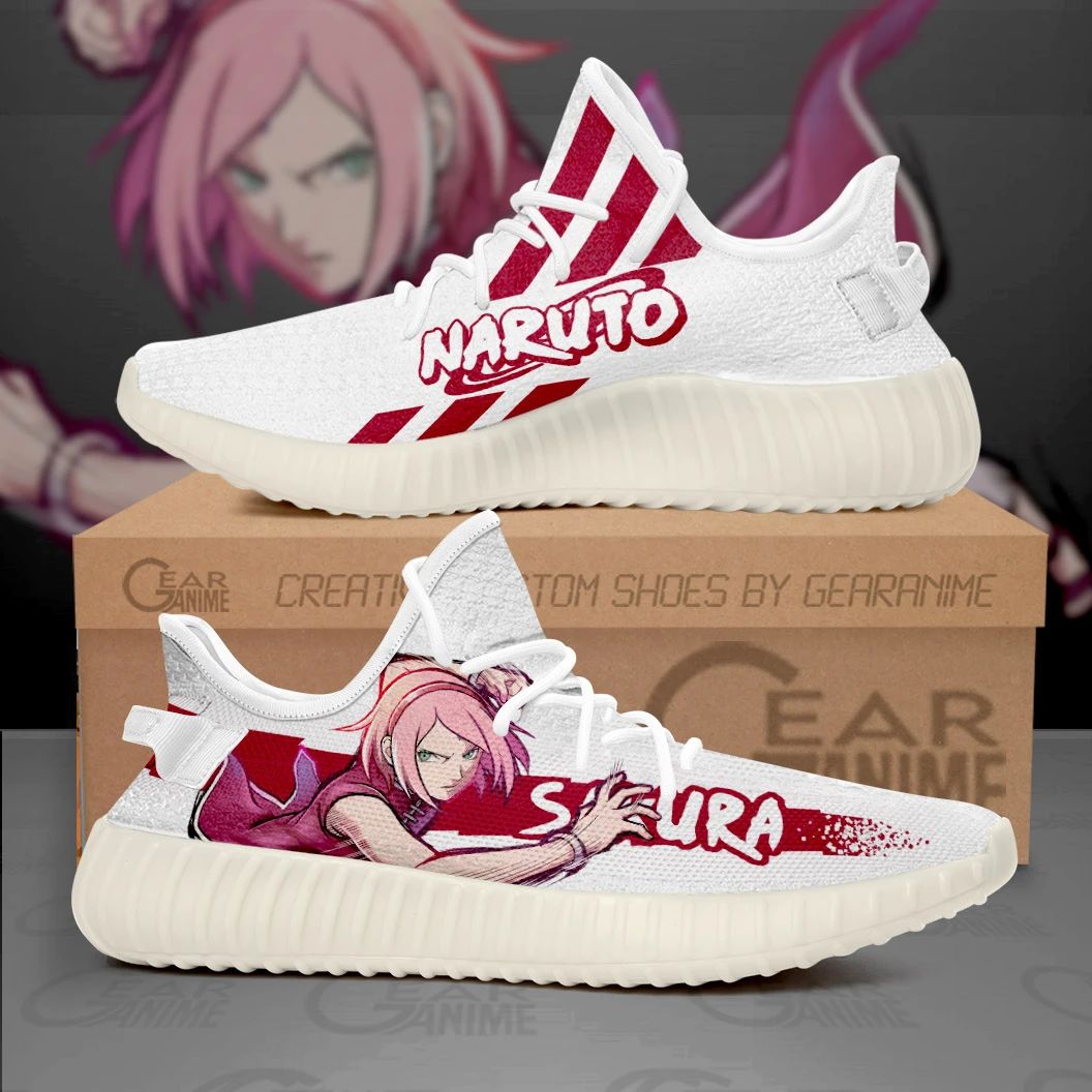 Sakura Haruno Shoes Naruto Custom Anime Sneakers TT10