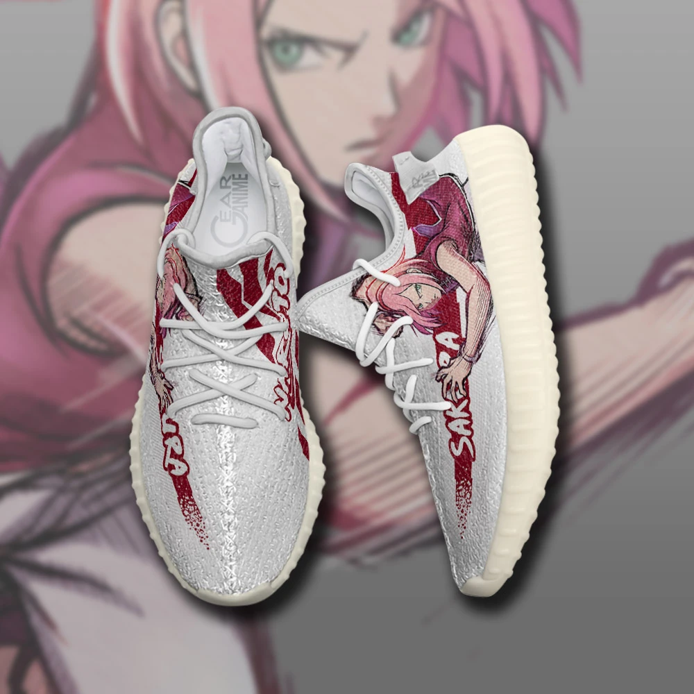 Sakura Haruno Shoes Naruto Custom Anime Sneakers TT10