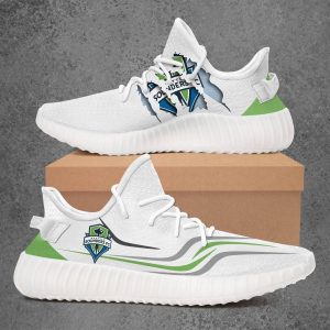 Seattle Sounders Fc Mls Yeezy Sneakers Sport Teams Top Branding Trends Custom Perfect Gift For Fans Shoes Yeezy Sneakers