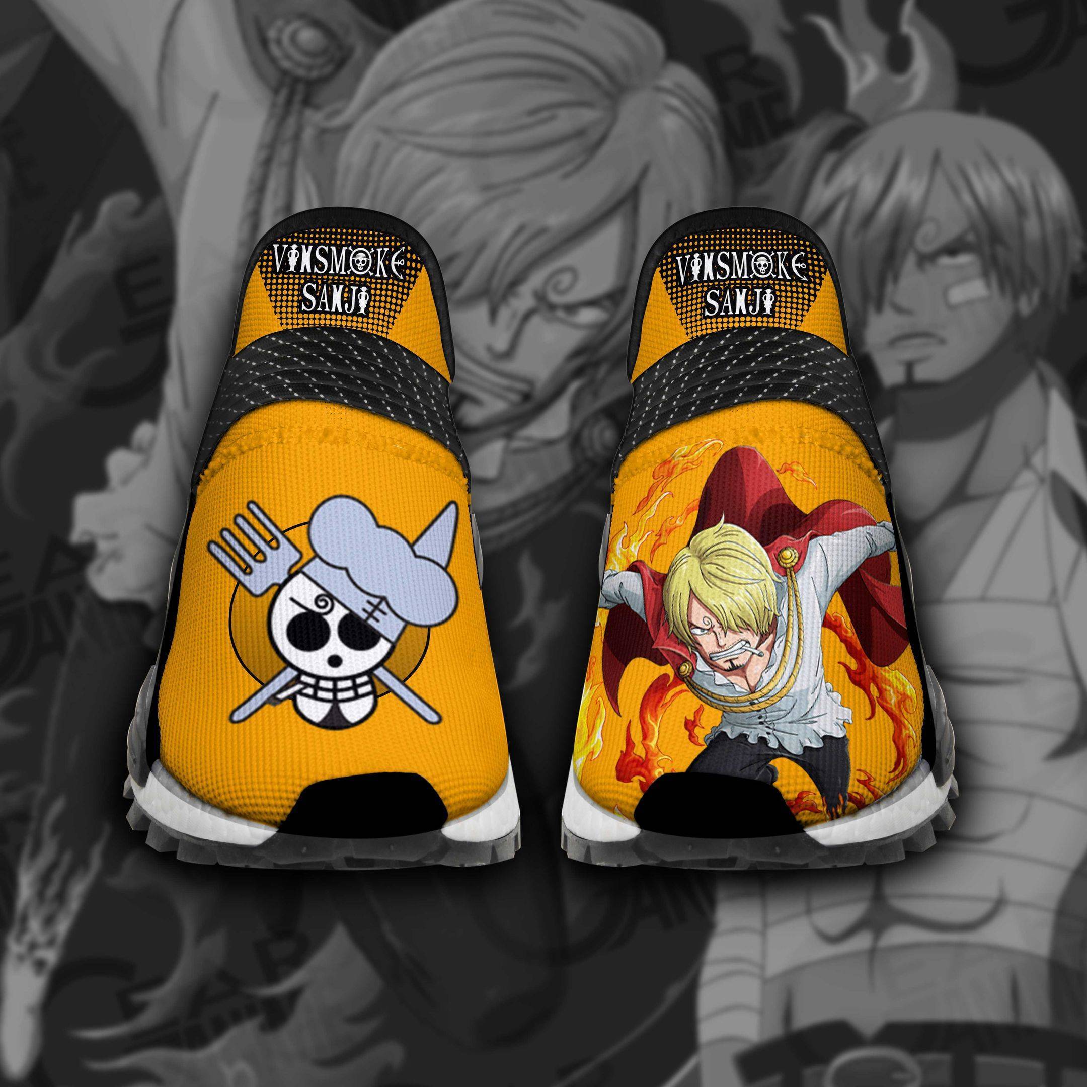 Vinsmoke Sanji Shoes One Piece Custom Anime Shoes TT11 - NMD Sneakers For Fan
