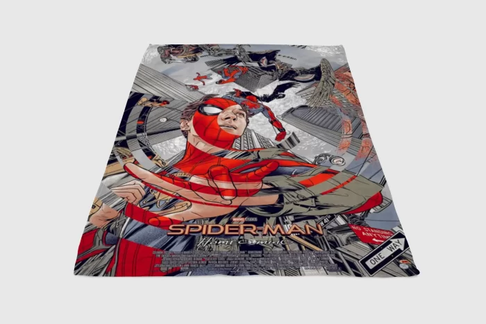Spider Man Homecoming Fleece Blanket Sherpa Blanket