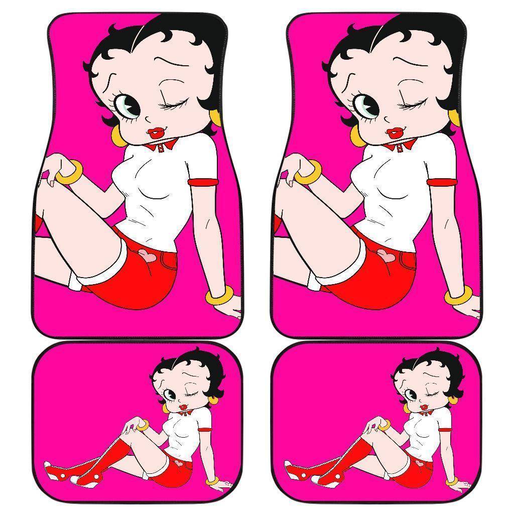 Betty-Boop-Car-Floor-Mats-Betty-Boop-Pretty-Cartoon-Girl-Car-Floor-Mats Betty Boop Car Floor Mats - Betty Boop Pretty Cartoon Girl Car Floor Mats