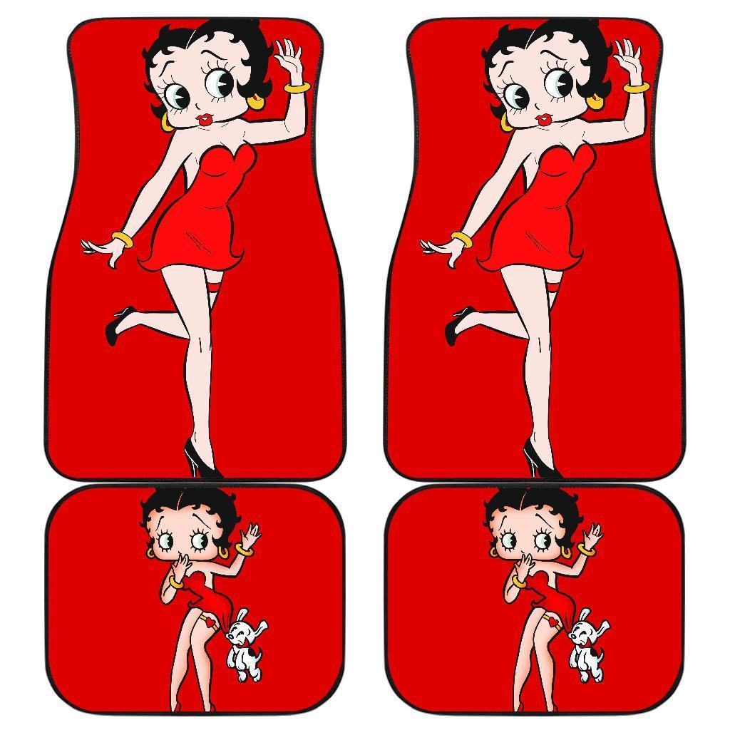 Betty-Boop-Car-Floor-Mats-Betty-Boop-Red-Dress-Car-Floor-Mats Betty Boop Car Floor Mats - Betty Boop Red Dress Car Floor Mats