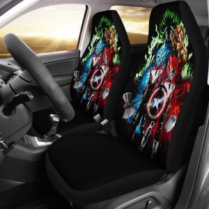 Dragon Ball Anime Car Seat Covers - Car Accessories - Goku Vegeta Broly Dragon Ball Avengers MV Seat Covers