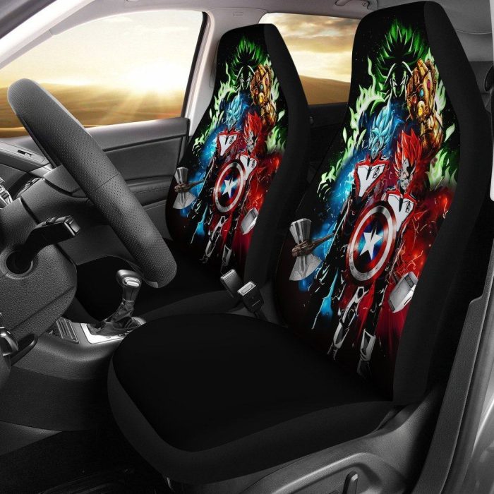 Dragon Ball Anime Car Seat Covers - Car Accessories - Goku Vegeta Broly Dragon Ball Avengers MV Seat Covers