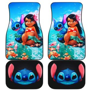 Lilo And Stitch Cartoon Disney for Kid Car Floor Mats