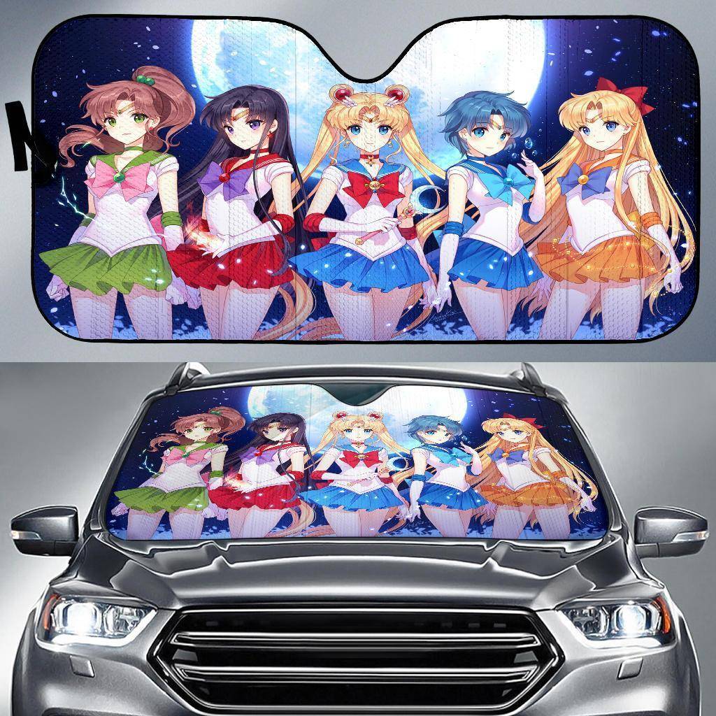 Sailor-Moon-Anime-Car-Windshield-Sunshades-Univelsal-Fit Sailor Moon Anime Car Windshield Sunshades | Univelsal Fit