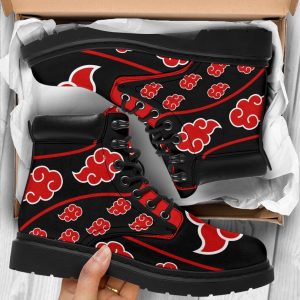 Akatsuki Boot Shoes Custom For Naruto Anime Fan CB0872
