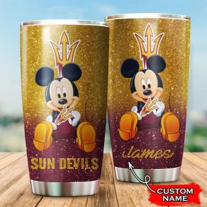 Arizona State Sun Devils Mickey Custom Name Tumbler TB0578
