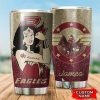 Boston College Eagles Football Wonder Woman Custom Name Tumbler TB1535