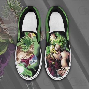 Broly Slip On Shoes Dragon Ball Custom Anime Shoes PN11