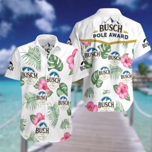 Busch Beer Hawaiian Beach Shirt, Hawaiian Shirts For Men, Custom Hawaiian Shirts