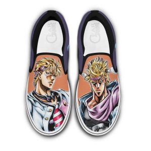 Caesar Anthonio Zeppeli Slip On Shoes Custom Anime JoJo's Bizarre Adventure Shoes