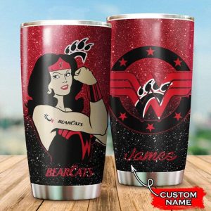 Cincinnati Bearcats Wonder Woman Custom Name Tumbler TB1541
