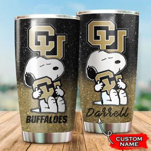 Colorado Buffaloes Snoopy Custom Name Tumbler TB1313