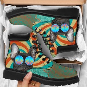 French Bulldog Dog Boots Shoes Hippie Style Funny CB0907
