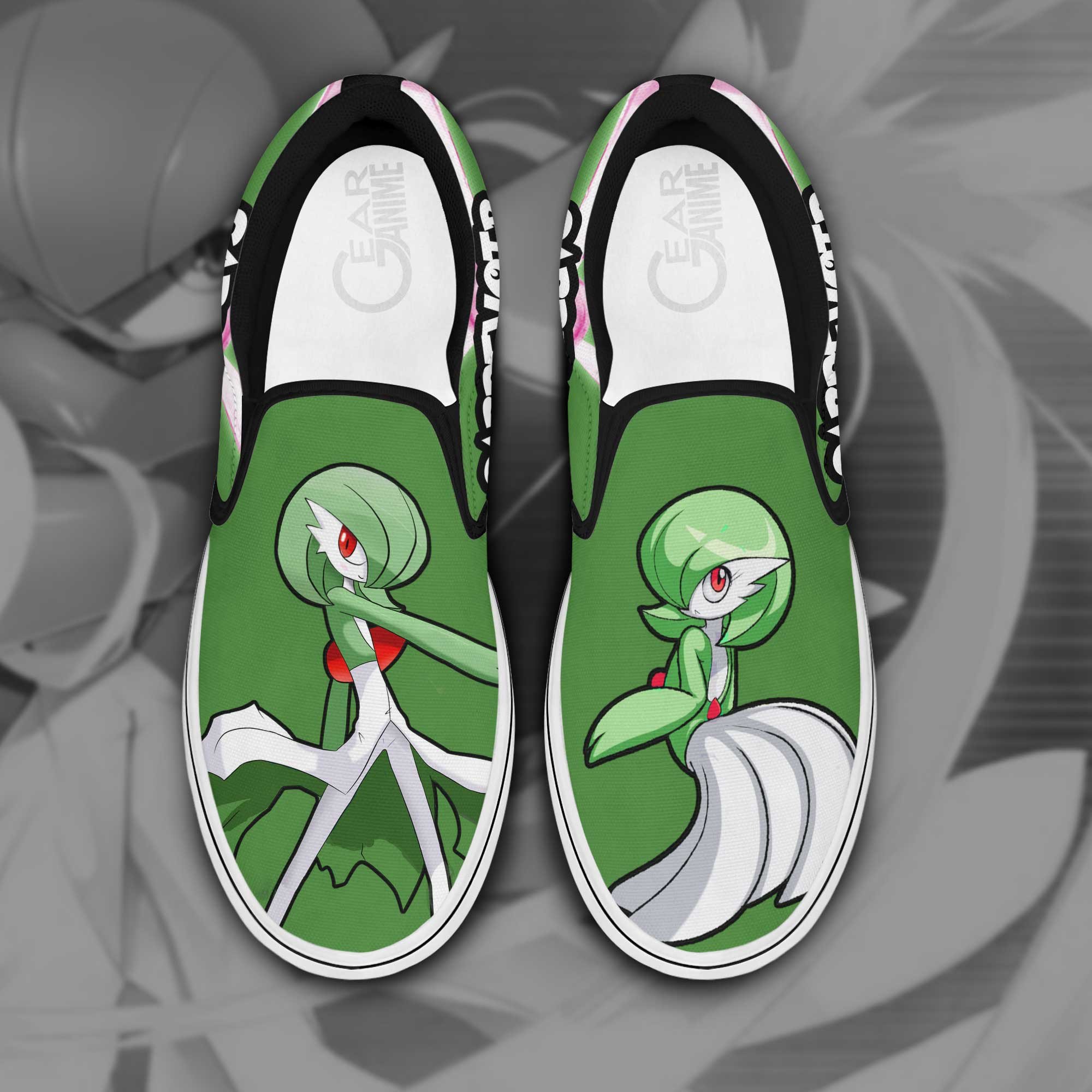 Gardevoir-Slip-On-Shoes-Pokemon-Custom-Anime-Shoes Gardevoir Slip On Shoes Pokemon Custom Anime Shoes