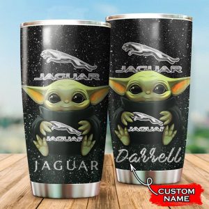 Jaguar Baby Yoda Custom Name Tumbler TB0377