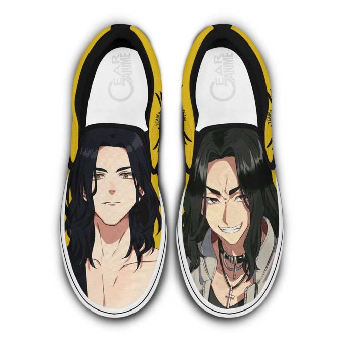 Keisuke Baji Slip On Shoes Custom Anime Tokyo Revengers Shoes