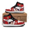Luffy Gear 4 Kids Sneakers Custom Anime One Piece Kids Jordan 1 Shoes