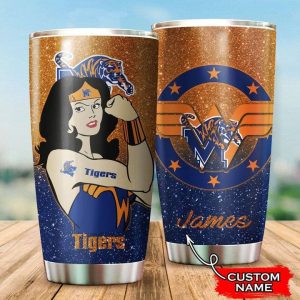 Memphis Tigers Wonder Woman Custom Name Tumbler TB1568