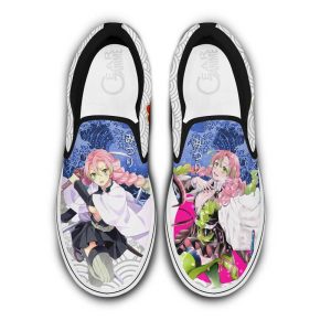 Mitsuri Kanroji Slip On Shoes Custom Anime Demon Slayer Shoes