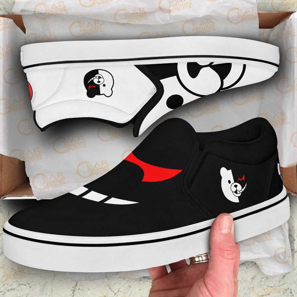 Monokuma-Slip-On-Shoes-Custom-Anime-Danganronpa-Shoes-2