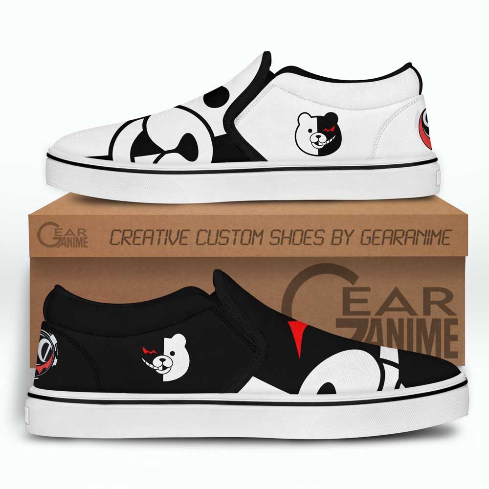 Monokuma-Slip-On-Shoes-Custom-Anime-Danganronpa-Shoes-3