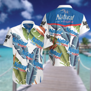 Natural Light Hawaiian Beach Shirt, Hawaiian Shirts For Men Women, Custom Hawaiian Shirts