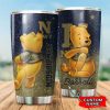 Navy Midshipmen Pooh Custom Name Tumbler TB0711