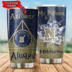 Navy Midshipmen Tumbler Harry Potter NCAA Custom Name TB2776
