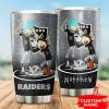 Oakland Raiders Rick And Morty Custom Name Tumbler TB1229